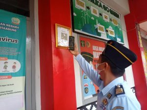 Rutan Kelas IIB Kotaagung Gunakan Absensi Apel Pagi Online