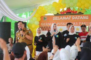 Wabup Azwar Hadiri Germas di Pakuan Aji