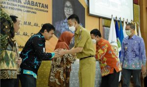 Adi Erlansyah Hadiri Sertijab Kepala BPK Perwakilan Lampung