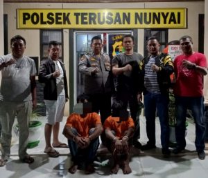 Tekab 308 Presisi Polsek Terusan Nunyai Bekuk Dua Tersangka Curas