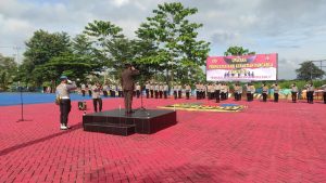Wakapolres Pesawaran Pimpin Upacara Hari Kesaktian Pancasila