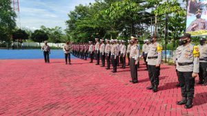 OPS Zebra Krakatau 2022, Sembilan Pleton Tim Gabungan Dilepas AKBP Pratomo
