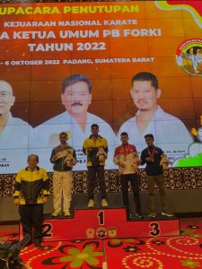 Lampung Raih 2 Emas Kejurnas Forki di Padang