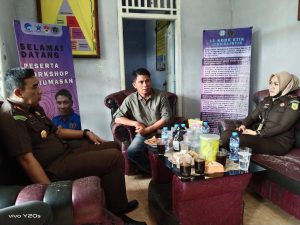 Bangun Sinergi Kajari dan tiga Kasi kunjungi Kantor PWI Mesuji