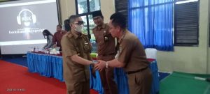 Penilaian Desa Antikorupsi, Desa Hanura  Raih Nilai Istimewa