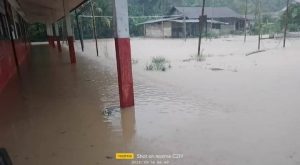 Hujan Deras Akibatkan Banjir dan Longsor di Suoh Lampung Barat