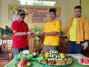 Sukses Gelar Jalan Sehat, DPD Golkar Mesuji Doa Bersama