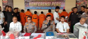 Tekab 308 Polres Mesuji Tangkap 8 Pelaku Pengedar Uang Palsu 