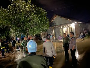 Satgas Penanggulangan Bencana Pantau Lokasi Terdampak Banjir di Pringsewu