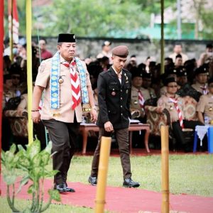 Ini Sosok Ajudan Gubernur Arinal di Peringatan Hari Pramuka ke-61