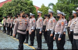 Wakapolres Mesuji Pimpin Apel Gelar Pasukan Operasi Zebra Krakatau 2022