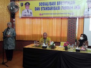 Pelaku IKM Tiga Kabupaten Ikuti Sosialisasi Sertifikasi dan Standarisasi Produk