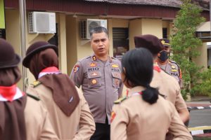 Saka Bhayangkara Pringsewu Ikut Pertikaranas di Sumsel