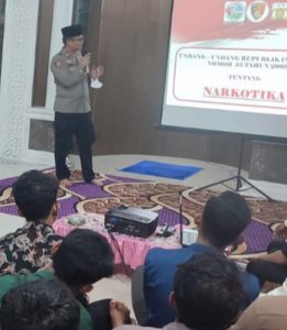 IPTU Yudi Kurniawan:  Binluh Penanggulangan Narkoba Pergaulan Bebas, Bijak Bermedsos Langkah Positif Menyelamatkan  Generasi Muda