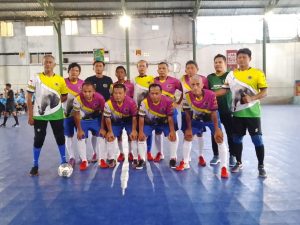 Tim Futsal PWI Lampung-Jateng Bermain Imbang 2-2