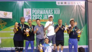 Porwanas Malang, PWI Lampung Raih Medali Perunggu di Cabor Tenis Meja