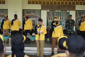 Pj Bupati Pringsewu Ingatkan Kontingen Porprov Jadi Duta Olahraga