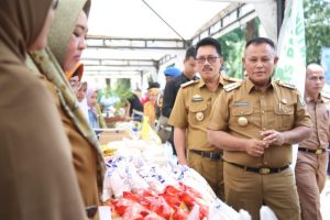 Jelang Nataru, Dinas Ketahan Pangan Lamsel Gelar Pangan Murah