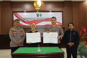 Polres dan PA Pringsewu Tandatangani MoU