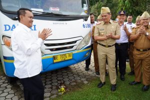 Damri Perintis Rute Tubaba – Way Kanan Resmi Beroprasi