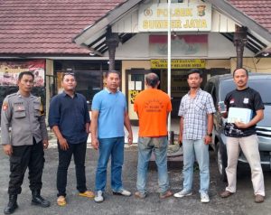 Polsek Sumber Jaya Amankan  Terduga Pelaku Tipu Gelap