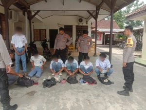 Bolos Sekolah, Enam Pelajar Diamankan Polsek Sukoharjo