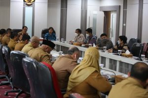 Sekda Lambar Sambut Kunjungan BPK RI Perwakilan Lampung