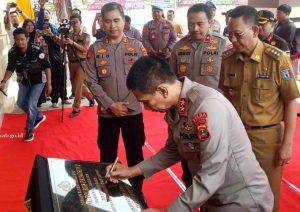 Kapolda Resmikan Gedung Baru Mapolres Pringsewu