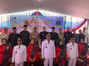 Bupati Dendi Lantik Empat Kepala Desa Kecamatan Way Lima