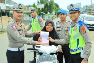 Satlantas Polres Tubaba Gencar Laksanakan Ops Keselamatan Krakatau