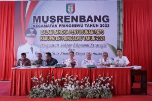 Penguatan Sektor Ekonomi Strategis dan Kualitas SDM, Jadi Tema Pembangunan Pringsewu 2024