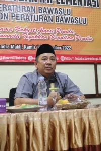 Bawaslu Tubaba Awasi Verfak DPD RI