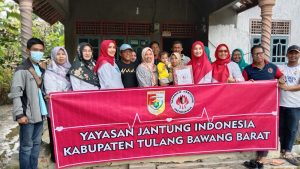 Balita Penderita Jantung di Gedung Ratu Tubaba Dapat Bantuan