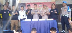 Sepekan, Tekab 308 Presisi Polsek Terbanggi Besar Ungkap 3 LP, 4 TSK dan 10 Unit Motor