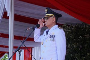 Pemkab Pringsewu Gelar Upacara Peringatan HUT Ke-14