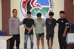 Miliki Tembakau Gorila, Polres Pringsewu Tangkap Tiga Pemuda
