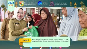 Zaidrina Serahkan Paket Sembako di Enam Kecamatan