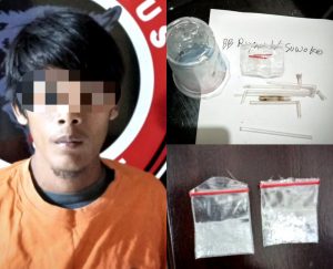 Polsek Terusan Nunyai Amankan Pengendara Karena Kedapatan Bawa Sabu