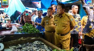Jelang Kedatangan Presiden RI, Bupati Lamsel dan Gubernur Lampung Tinjau Pasar Natar dan Jalan Itera