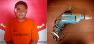 Pelaku Curat di Tangkap Team Tekab 308  Polsek Way Pengubuan di  Angkot