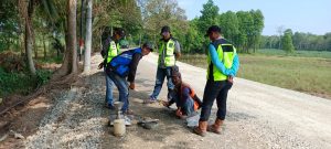 Ketua DPRD Tubaba Pelototi Pekerjaan Ruas Jalan Provinsi