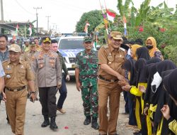 Bupati Musa Hadiri Penutupan Karya Bhakti TNI di Kecamatan Bangun Rejo