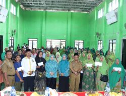 Mardiana Musa Hadiri Penyaluran Program BMD di Kecamatan Bangun Rejo