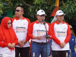 Ribuan Peserta di Mesuji Ikut Meriahkan Pawai Budaya Peringatan HUT RI Ke-78
