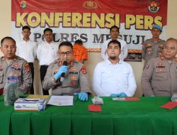 Polres Mesuji Gelar Konferensi Pers Kasus Curas yang Sebabkan Kematian