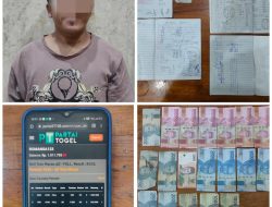 Tekab 308 Presisi Polres Lamteng Amankan Seorang Terduga Bandar Judi Togel