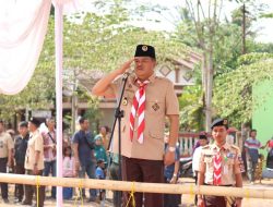 Bupati Lamteng Jadi Inspektur Upacara Pada Apel Besar Hari Pramuka ke-62