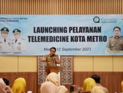 Walikota Metro Hadiri Acara Launching Telemedicine