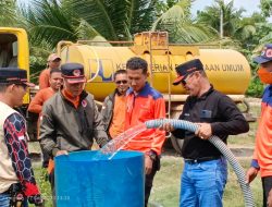 BPBD  Mesuji Bantu Warga Suplay Air Bersih