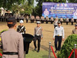 Gelar Operasi Zebra Krakatau 2023 Polres Lampung Tengah Terjunkan 686 Personil